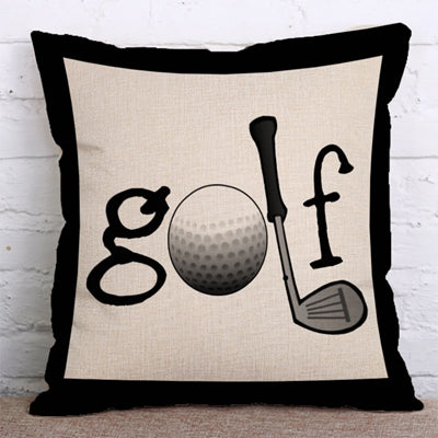 Geometrical Lovely Pillow  Printed Linen