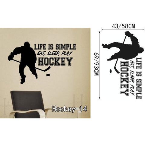 Get Swoll Hockey Wall Stickies