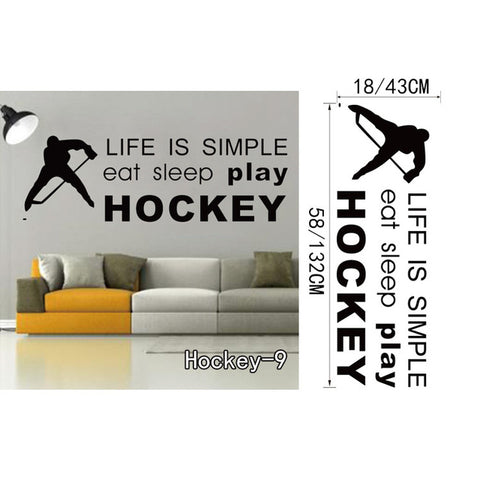 Get Swoll Hockey Wall Stickies