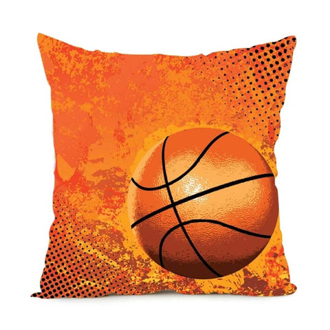 Lovely Sports Basketball Pillow Cover