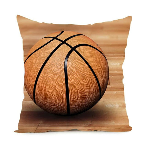 Lovely Sports Basketball Pillow Cover